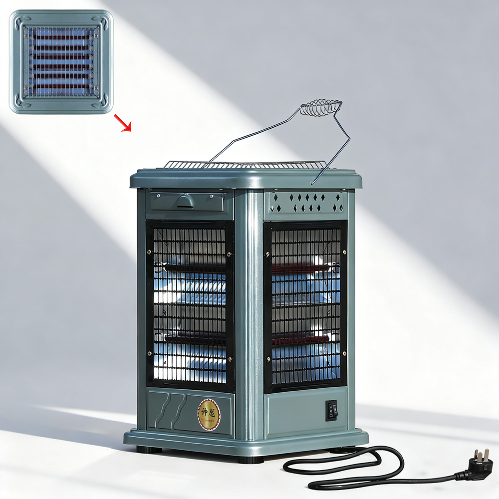 神彪五面立式烤火炉取暖器