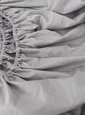 纯棉贡缎床笠床垫套床包60支全棉缎纹120/150/180床裸睡亲肤