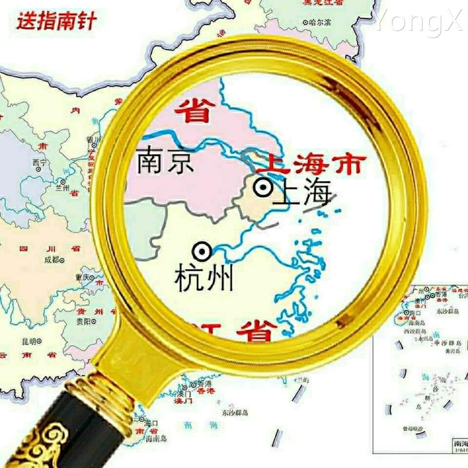 金属放大镜10000倍高清高倍手持老人儿童阅读便携护眼200倍50