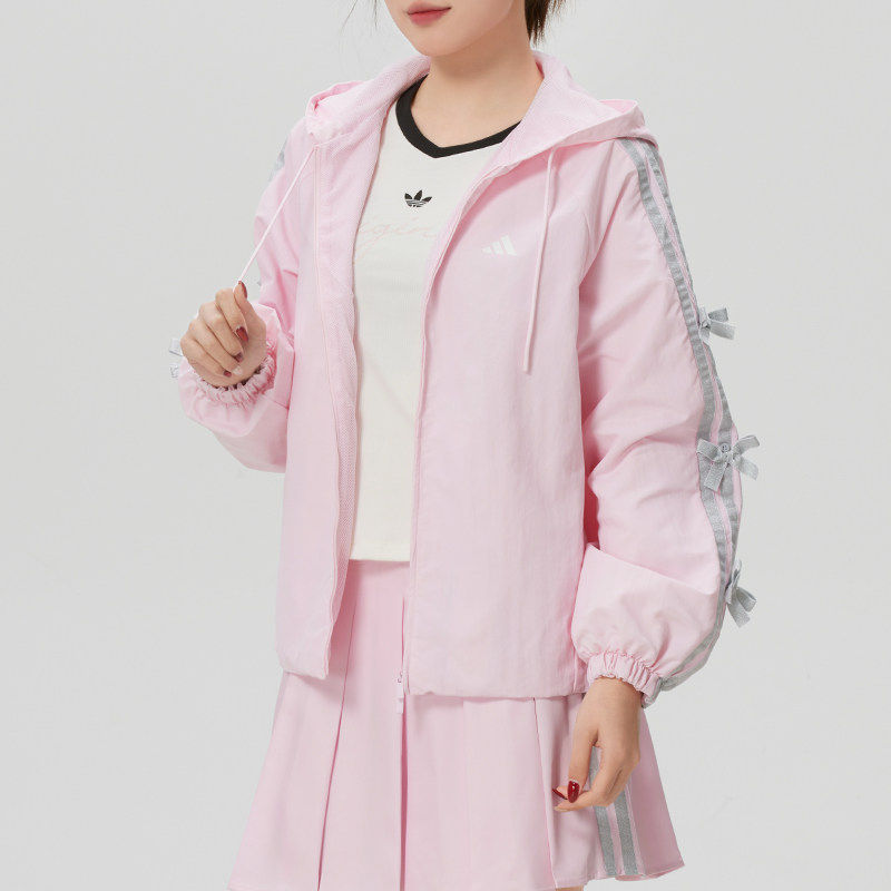 Adidas阿迪达斯女装2026春季新款DCE WV LL JKT梭织外套KR7603