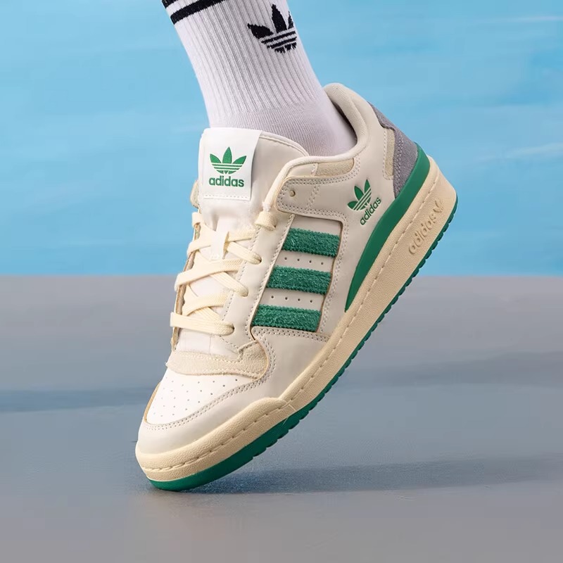 Adidas阿迪达斯三叶草男鞋女鞋2025夏季新款FORUM休闲鞋JI3272