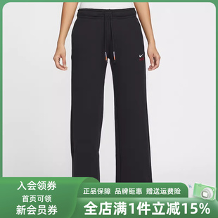 Nike耐克女裤 新款 2025冬季 NSW FLC WIDE IQ3829 CNY长裤 PANT