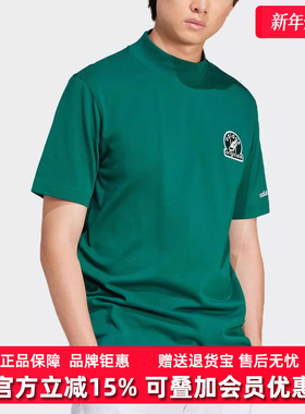 Adidas阿迪达斯男装2025春季新款GRFX TEE运动短袖T恤JC8368