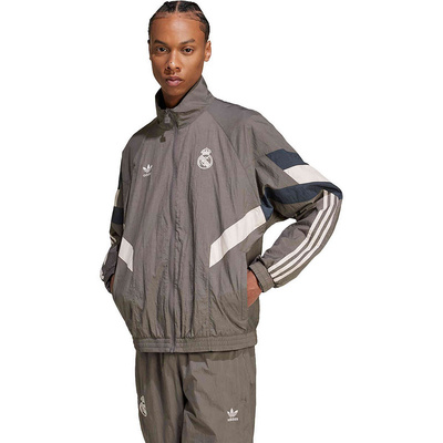 Adidas阿迪达斯男装2025秋季新款皇马足球休闲文化运动外套JI9479
