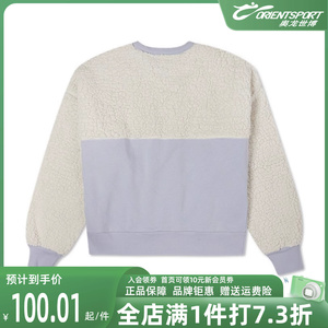 CONVERSE匡威卫衣女装2021冬季新款羊羔绒长袖套衫运动服10022348