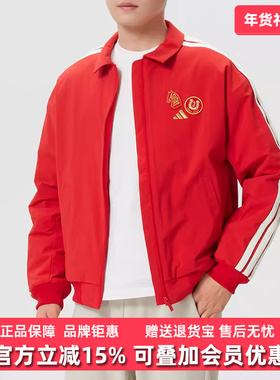 Adidas阿迪达斯男装2025冬季新款NYR 3S WV JKT保暖外套KE4059