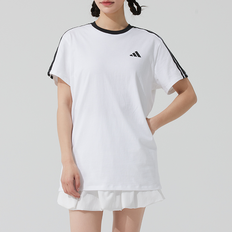 Adidas阿迪达斯女装2025春季新款DANCE TEE1圆领短袖T恤JY7613