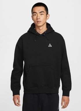 Nike耐克男装2025冬季新款简约百搭ACG户外加绒连帽卫衣DZ3393