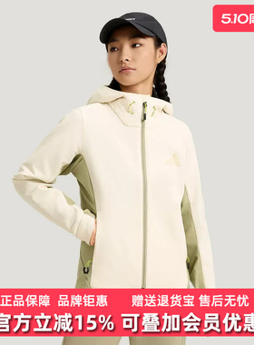 Adidas阿迪达斯女装2026春季新款MT W CW SFTS J梭织夹克KS3526