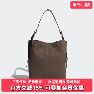 Adidas阿迪达斯男包女包2025秋季新款U BELTED TOTE购物包KT0862