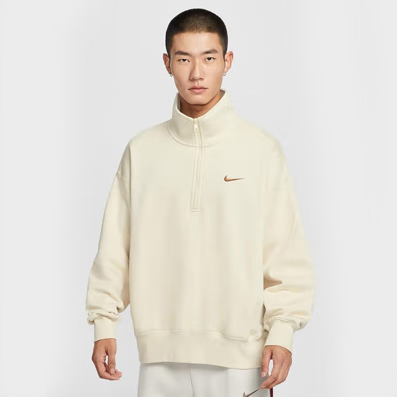 Nike耐克男装2025冬季新款BB FLC HZ GCEL半拉链套头卫衣IO7828