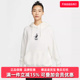 连帽卫衣运动休闲宽松图案套头衫 新款 HV1743 冬季 Nike耐克女装