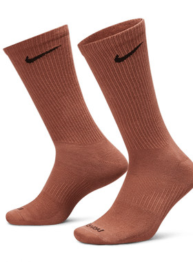 Nike耐克男袜女袜2025冬季新款 EVERYDAY PLUS 休闲高筒袜SX6891