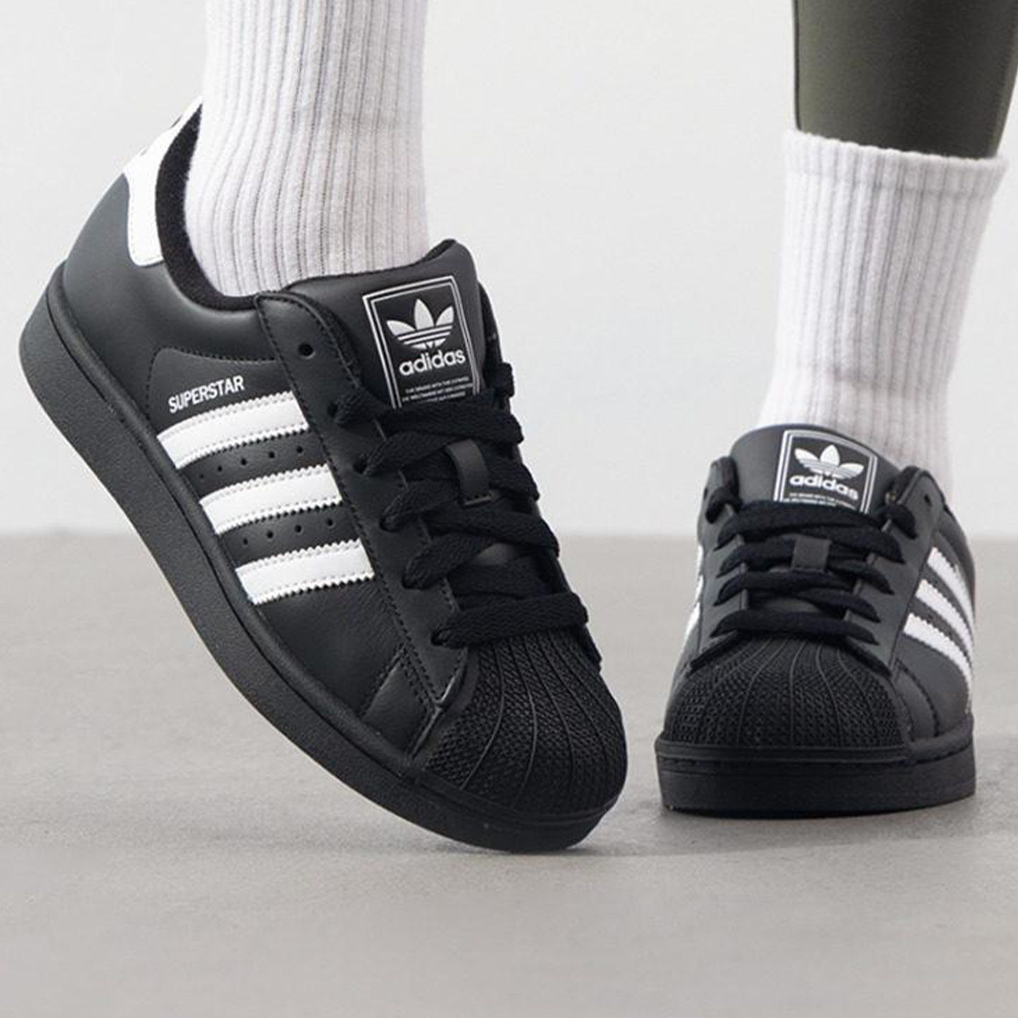 Adidas阿迪达斯三叶草男女同款2026夏新款SUPERSTAR II板鞋JI0079