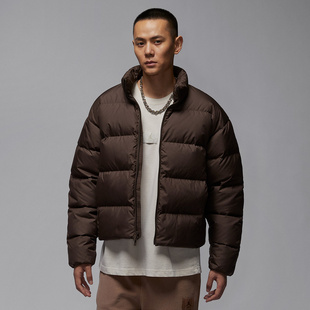 Nike耐克男装2025冬季新款DOWN PUFFER SOLID短款羽绒服IF4260