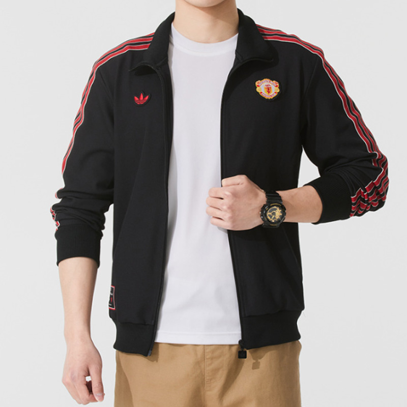 Adidas阿迪达斯男士立领拉链外套