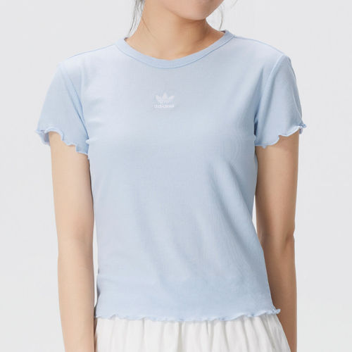 Adidas阿迪达斯三叶草女装2026夏季新款ESS BABY SS短袖T恤KE1108