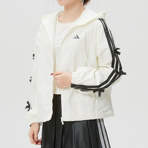 Adidas阿迪达斯女装2026春季新款DCE WV LL JKT连帽外套KR7602