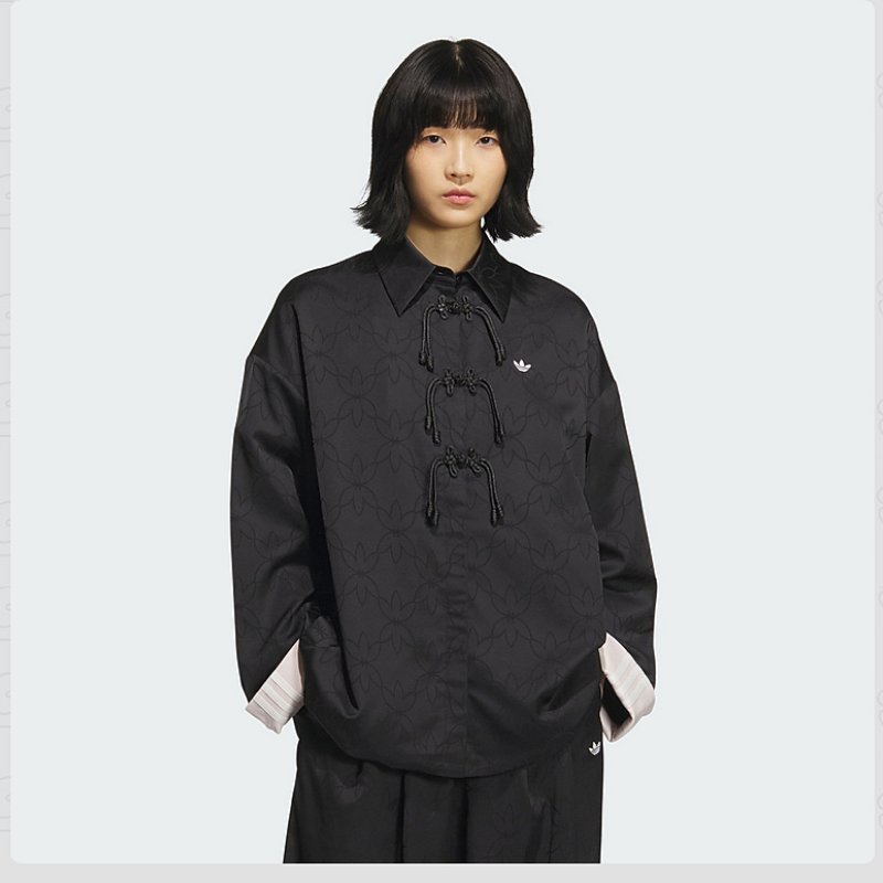 Adidas阿迪达斯三叶草女装2025秋季新款NEW SHIRT