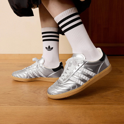 Adidas阿迪达斯三叶草男女同款2026春季新款SAMBA JP板鞋HP7105