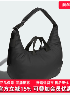 Adidas阿迪达斯女包2025秋季新款DUFFEL BAG休闲拎包JM5009
