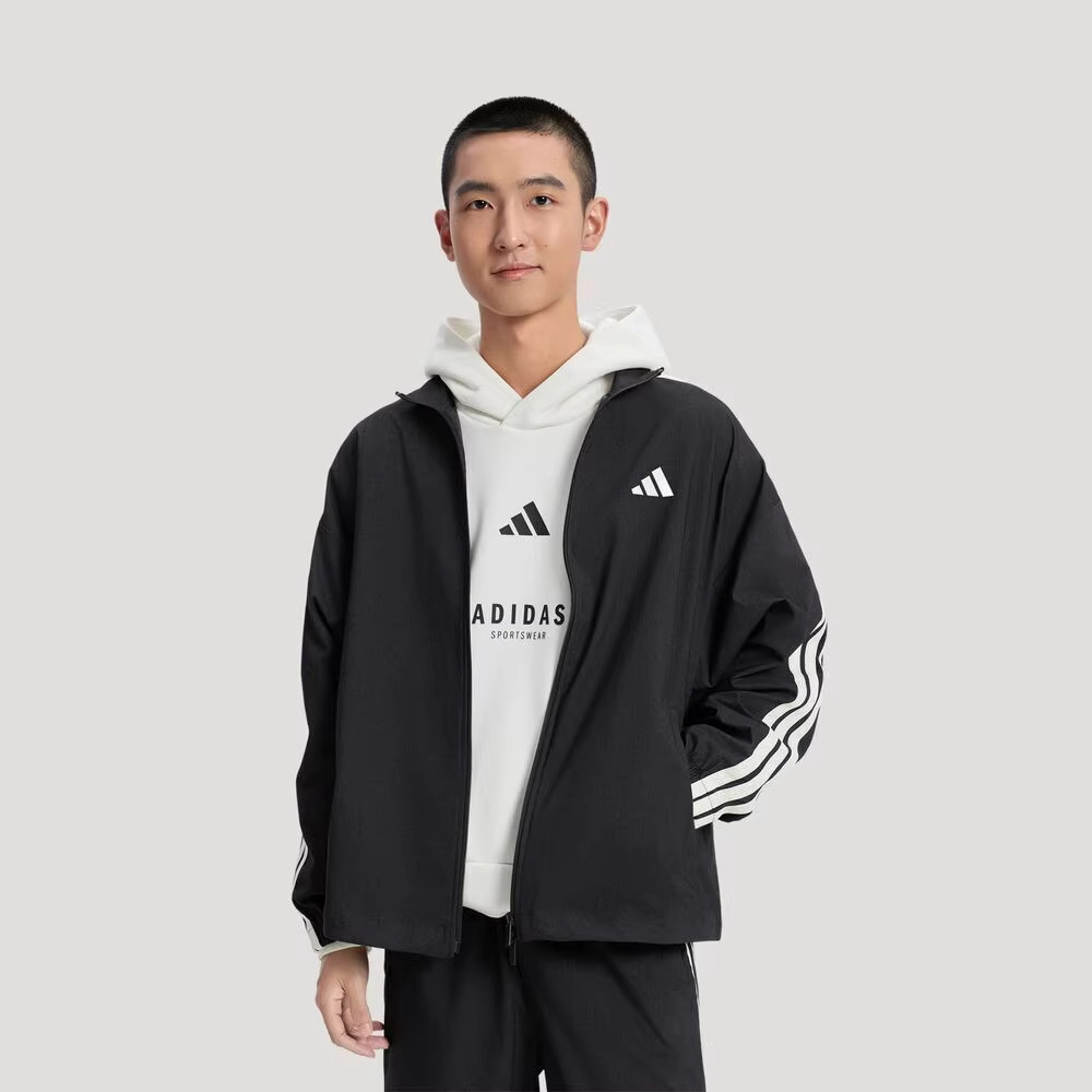Adidas阿迪达斯男装2026春季新款ST 3ST DENIM J运动外套KR2548