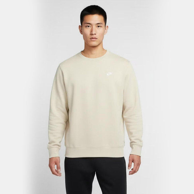 Nike耐克男装2025冬季新款NK CLUB BB CREW套头休闲卫衣FN3887
