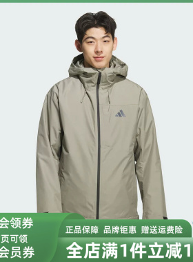 Adidas阿迪达斯男装2025冬季新款Tech 3IN1 DJ保暖夹克外套KQ5502