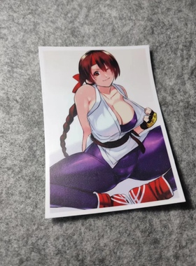 划纹贴性感车贴画卡通美女动漫摩托贴二次元日漫烫画D2901