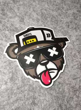 gulf个性车贴潮流改装汽车贴摩托贴纸搞笑外饰内饰划纹 烫画D1777