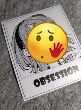 可爱二次元萌女改装车机车摩托个性贴滑板卡通遮痕个性车贴D2041