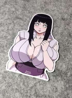 二次元日漫改装痛车摩托贴电动车老婆酱侧窗JDM烫画D1557