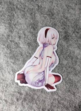 卡通日漫画二次元漫画老婆酱改装汽车摩托贴纸痛车小窗车贴D2293