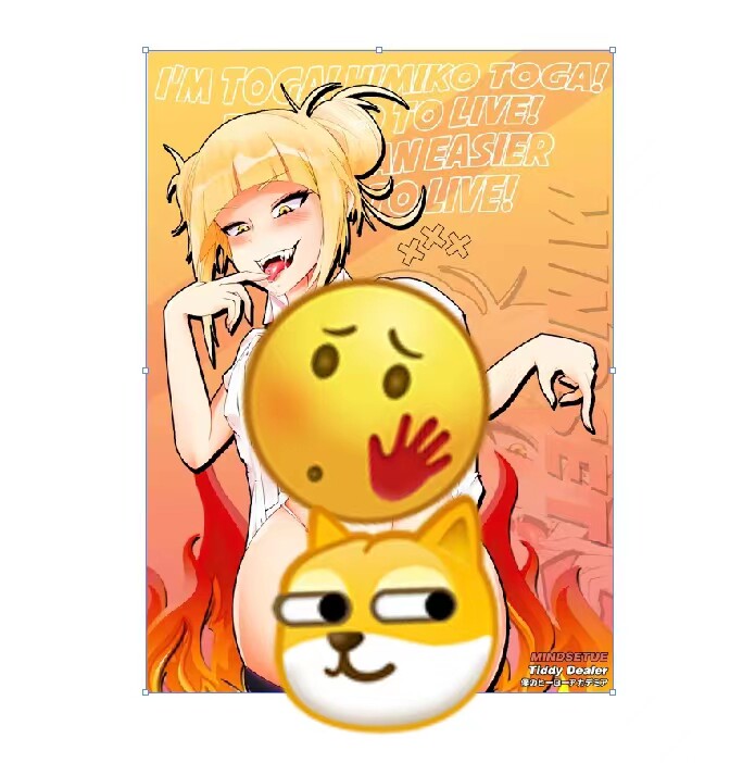 卡通动漫摩托贴性感小恶魔美女车贴画烫画划纹贴二次元日漫d2887