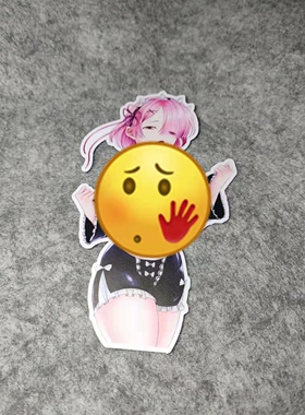 潮流日漫二次元漫画老婆酱改装汽车摩托贴纸痛车小窗车贴D2335