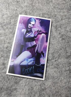 摩托贴纸性感冷酷美少女二次元划纹烫画车贴日漫画改装汽车D2692