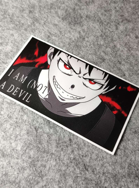 改装痛车潮流二次元动漫汽车摩托贴纸侧窗挡划纹烫画D1487