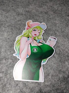 日漫卡通画二次元漫画老婆酱改装汽车摩托贴纸痛车小窗车贴D2355