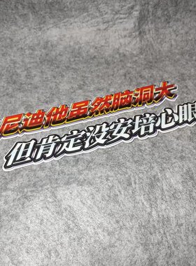 热个性贴纸改装车贴文字贴纸后窗贴爱国车贴漂移搞笑贴纸jdmD2628
