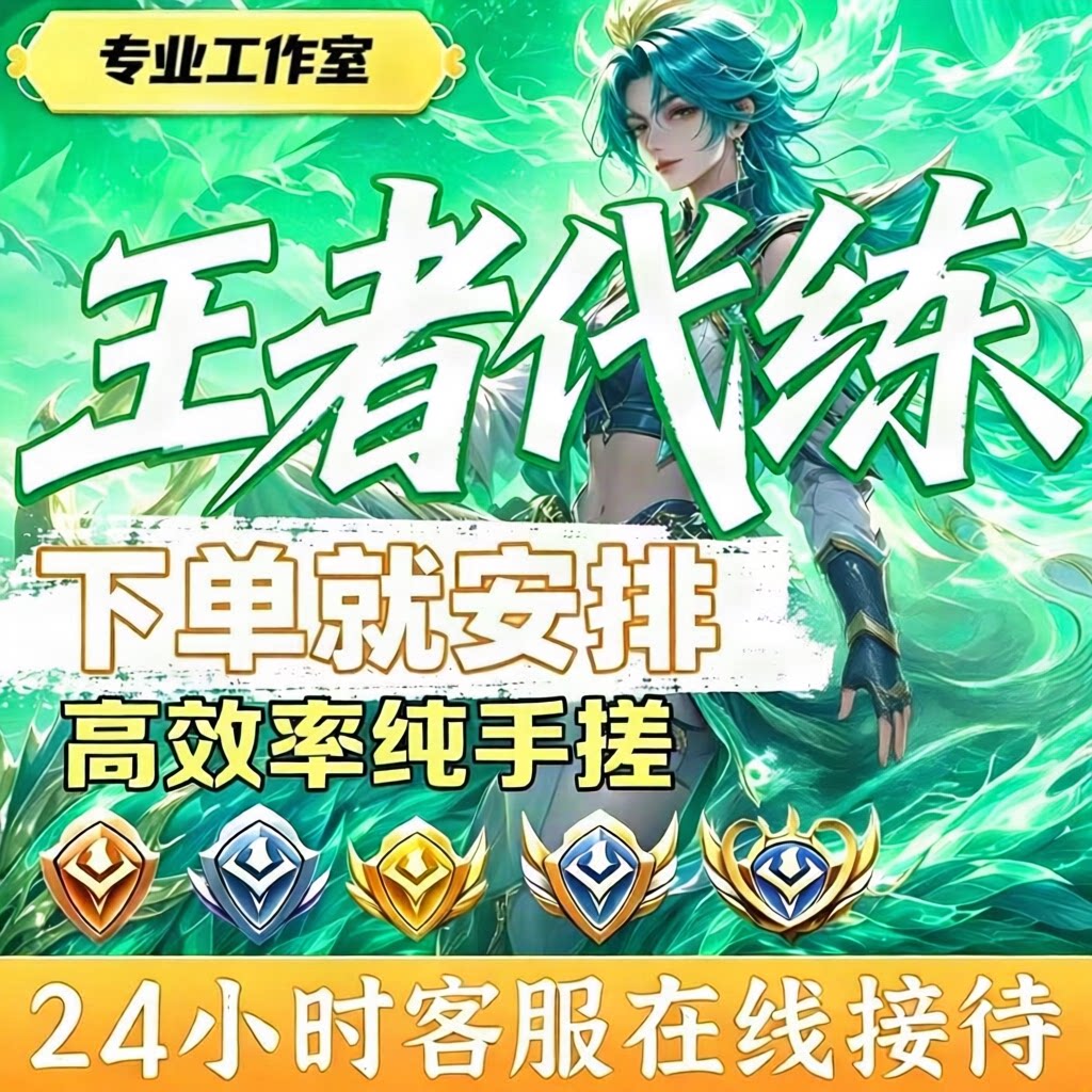 王者荣耀代打代练上星上分英雄战力大小国省标巅峰赛排位陪玩包时