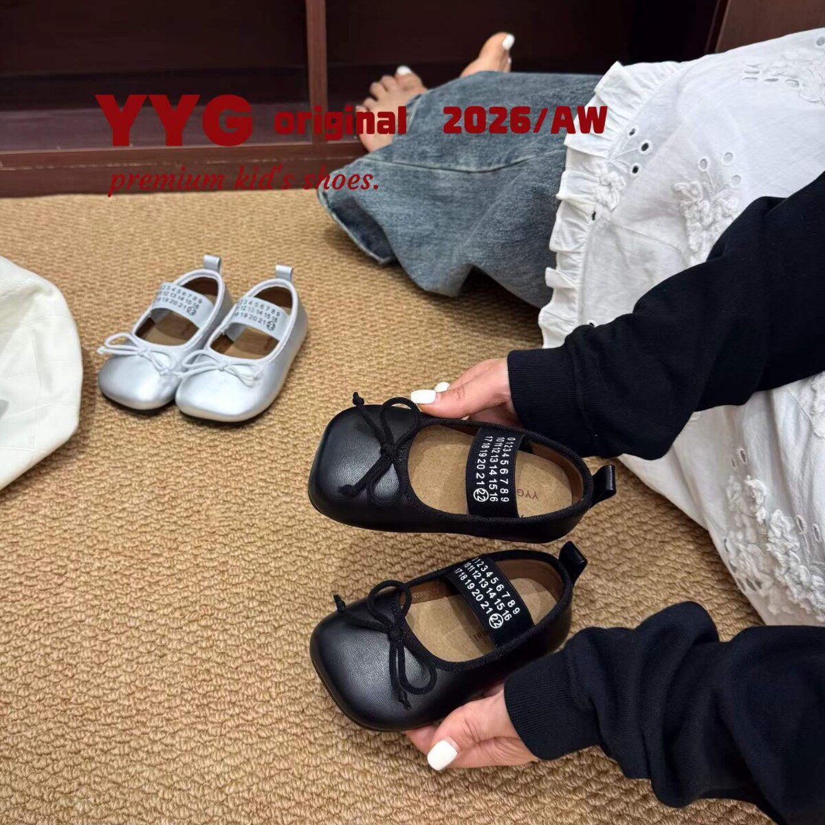 2026秋季新款韩版女童软底小方头公主鞋中小童女宝简约洋气黑色单