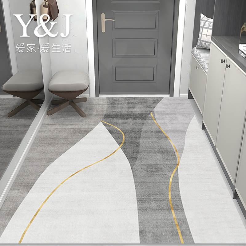 入户门地垫进门脚垫pvc皮革门垫家用门口垫子防滑地毯免洗可裁剪