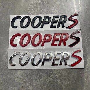 适用于迷你Cooper车标改装COOPER金属车尾标贴标尾箱标MINI车贴