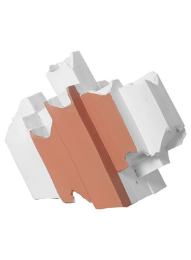 方管巢形花器树脂几何抽象艺术花器摆件现代简约个性创意小众摆件