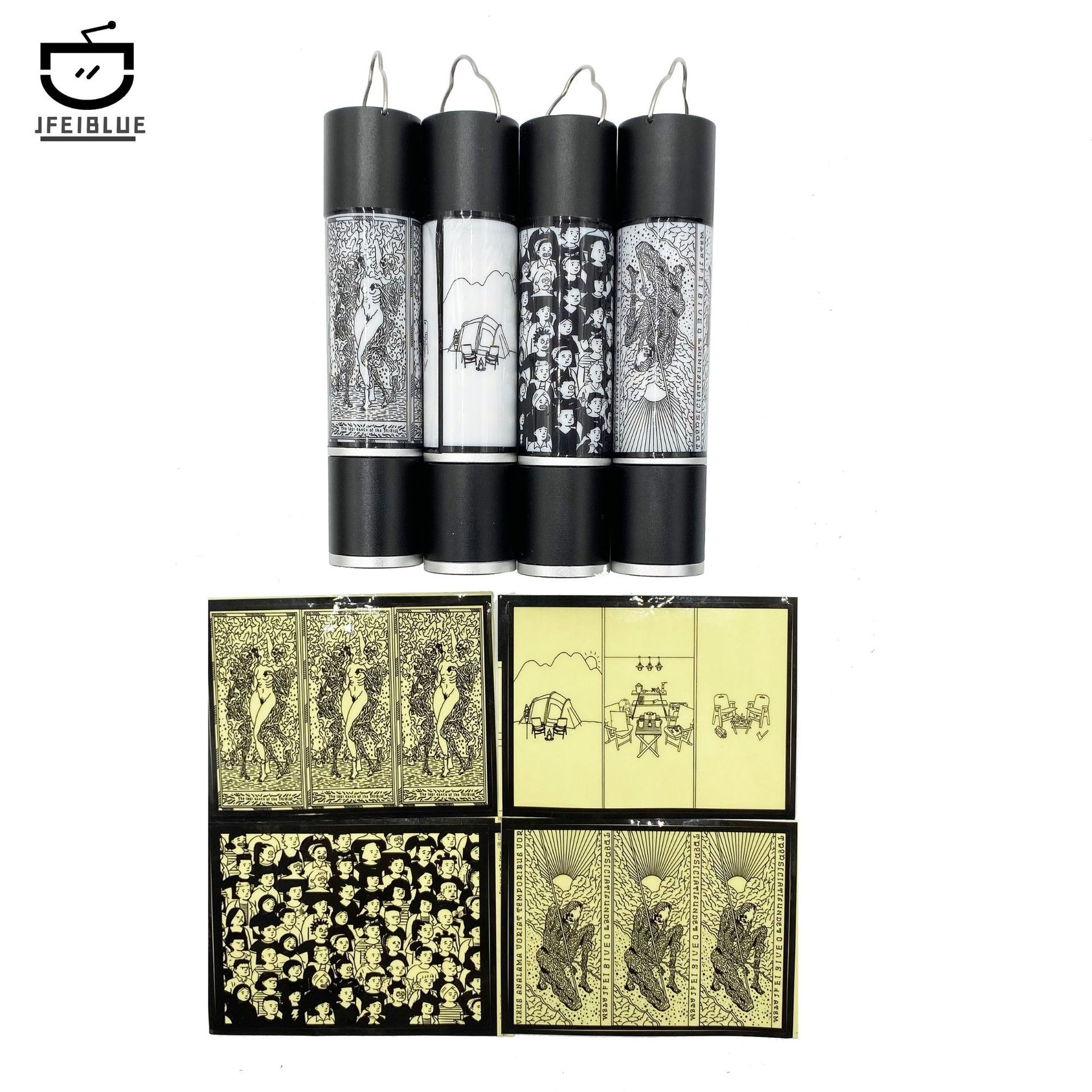 天火露营灯贴纸GoalZero灯衣手电筒多功能led灯天火LED營燈贴纸