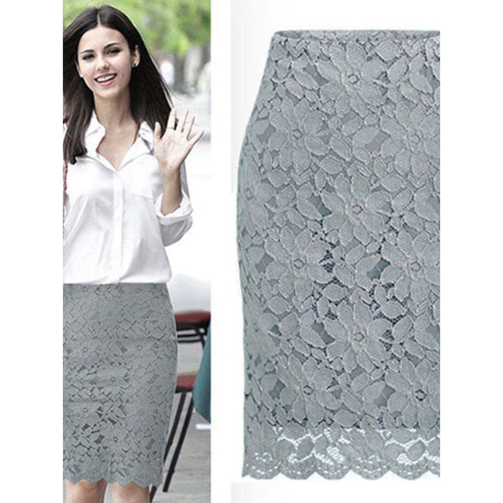 高档职业蕾丝半身裙女士2025春夏新款韩版时尚镂空包臀中长款包裙