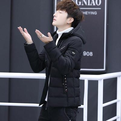 1515冬季男士外套韩版修身羽绒棉服加厚休闲潮流短款棉袄男装上衣