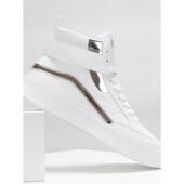 韩版 白色鞋 潮流时尚 百搭个性 厚底运动休闲鞋 潮牌马丁靴男高帮新款