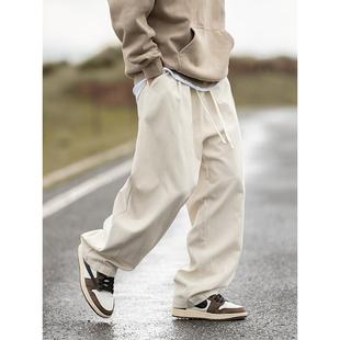 男高街百搭美式 BIAS潮牌纯棉直筒宽松休闲裤 大码 工装 裤 neith