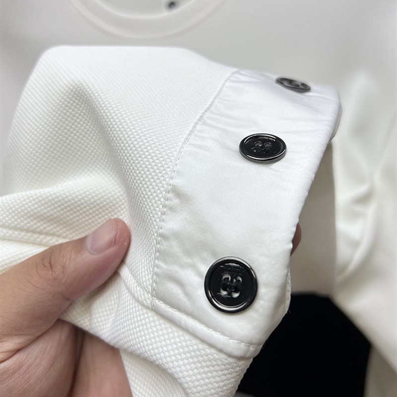 潮牌个性口袋纽扣卫衣男秋冬季高端时尚潮流帅气圆领休闲内搭上衣